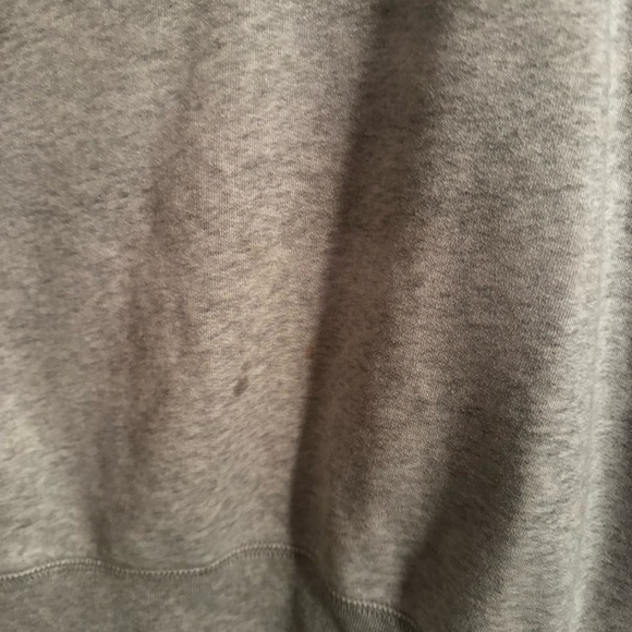 ABERCROMBIE soft AF collection grey varsity sweatshirt - Picture 4 of 6